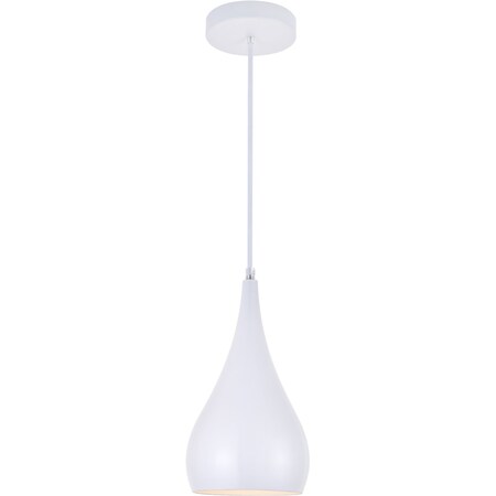 Nora One Light White Pendant